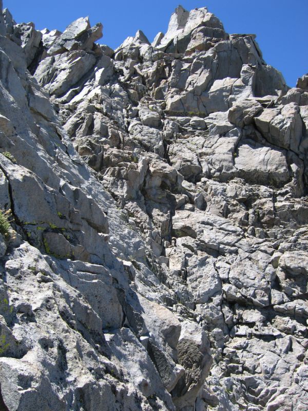 2007-08-12 Middle Palisade (67) downclimb